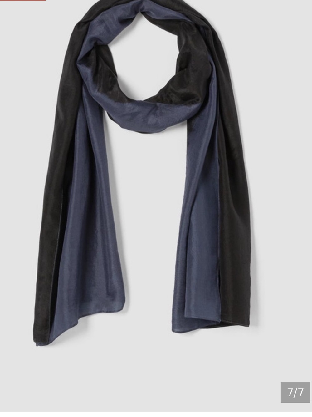 EILEEN FISHER 100% Silk Scarf Wrap, NWT - Picture 5 of 7